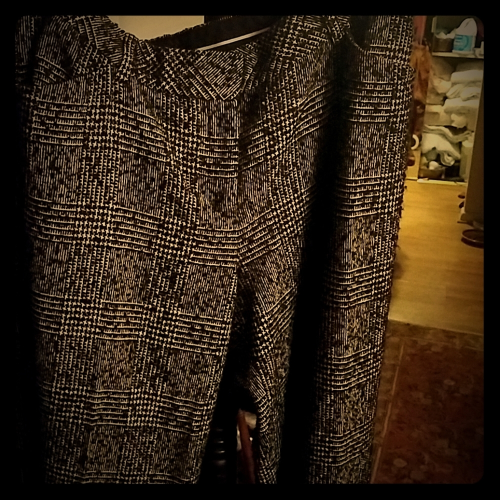 Trousers plaid wool, fully lined